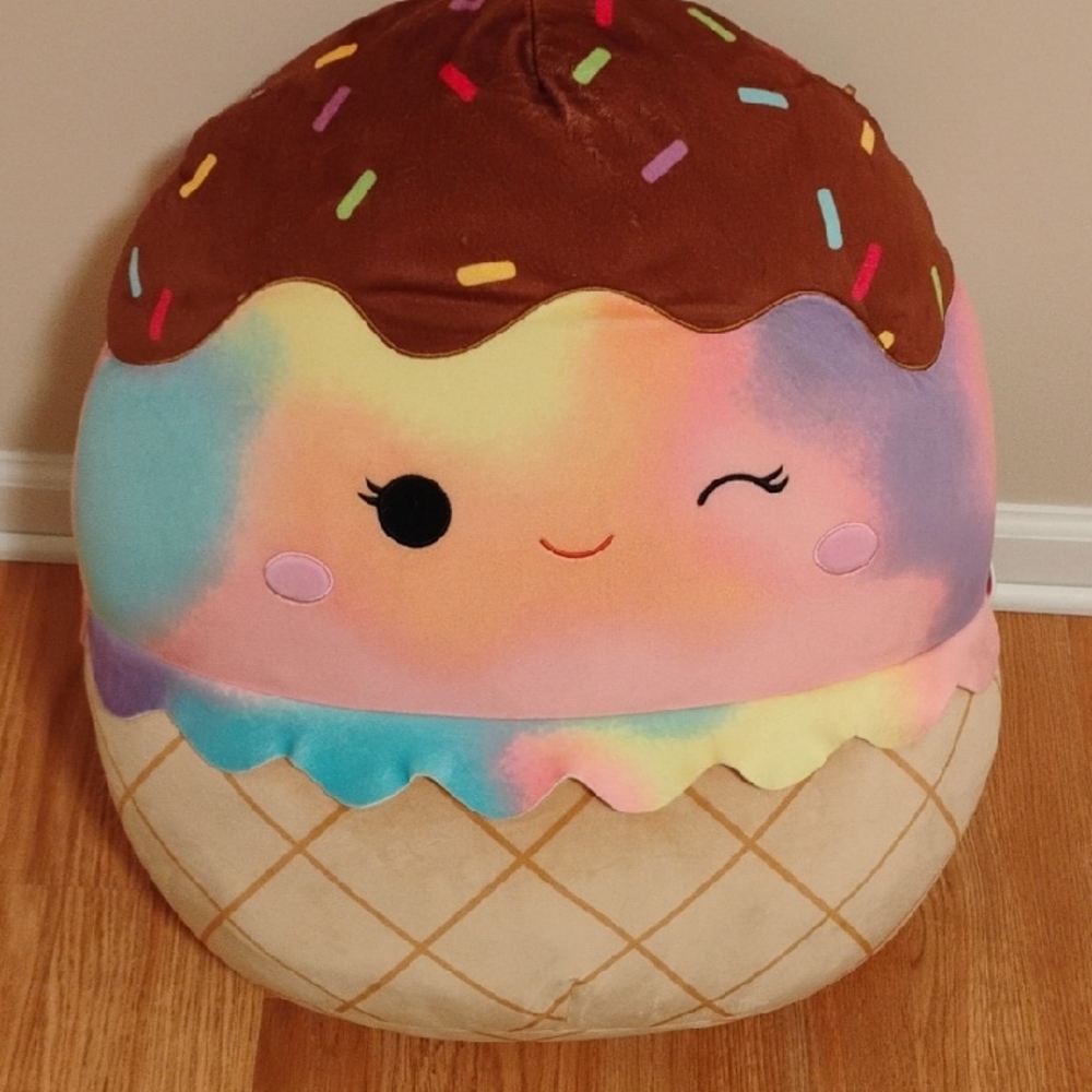 Oversized Squishmallow Ice cream Pillow Size 22" Tall